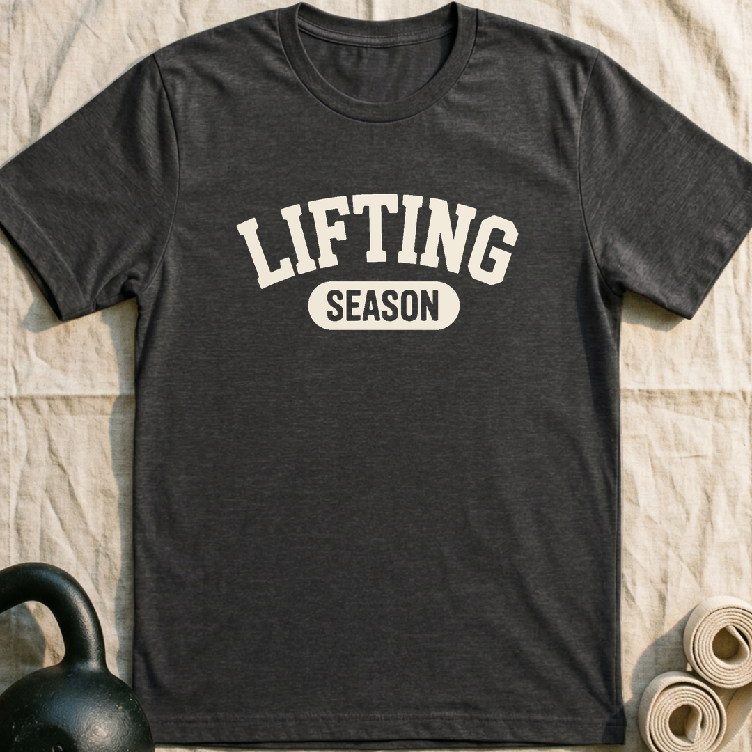 Lifting Season T-Shirt — Dark Grey Heather