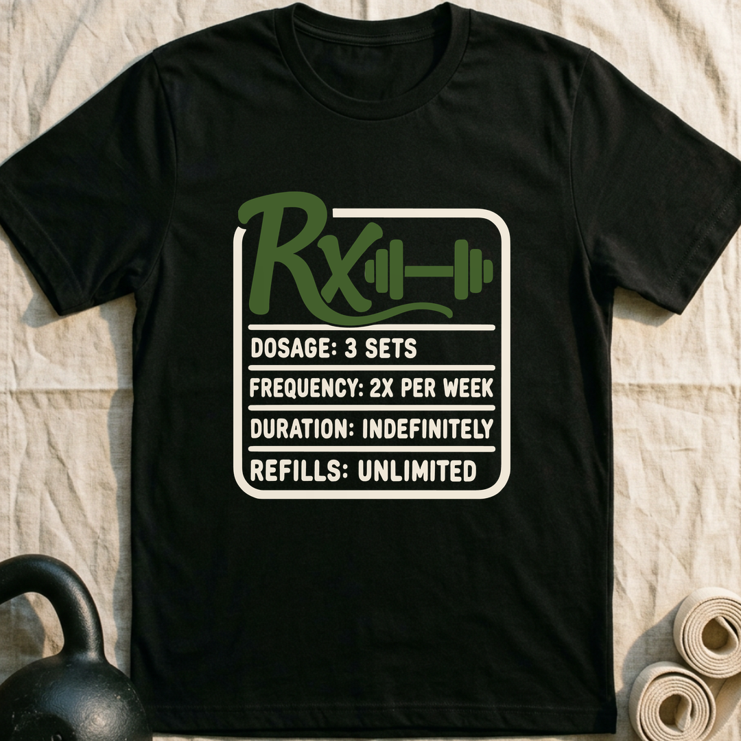 Strength Rx T-Shirt — Black