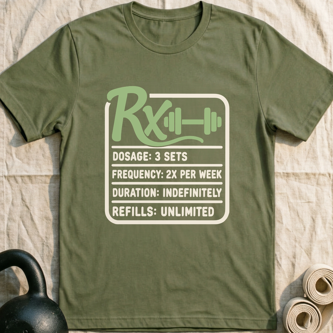 Strength Rx T-Shirt — Military Green