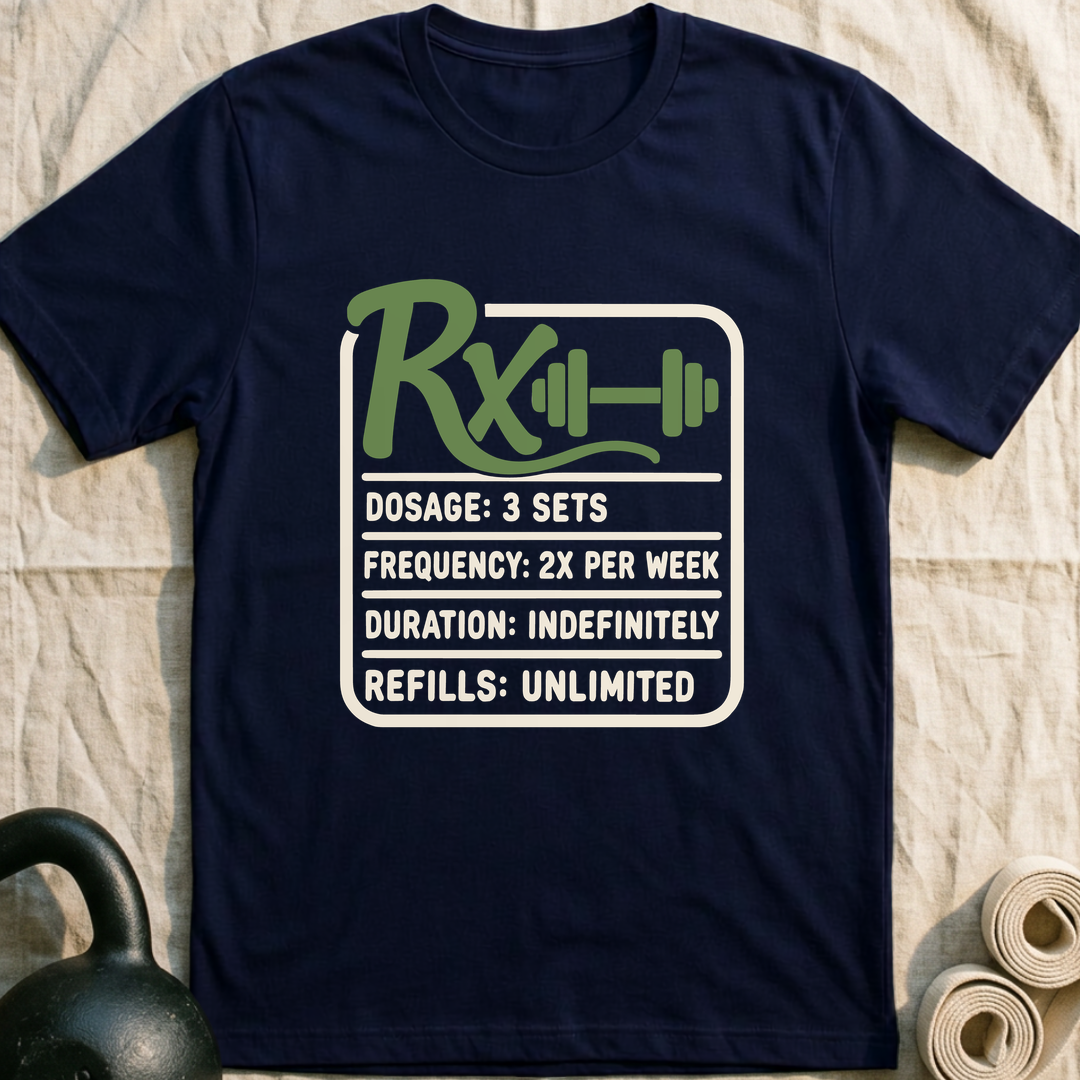 Strength Rx T-Shirt — Navy