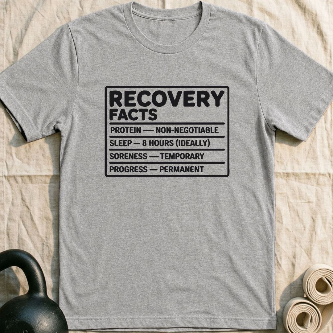 Recovery Facts T-Shirt — Athletic Heather