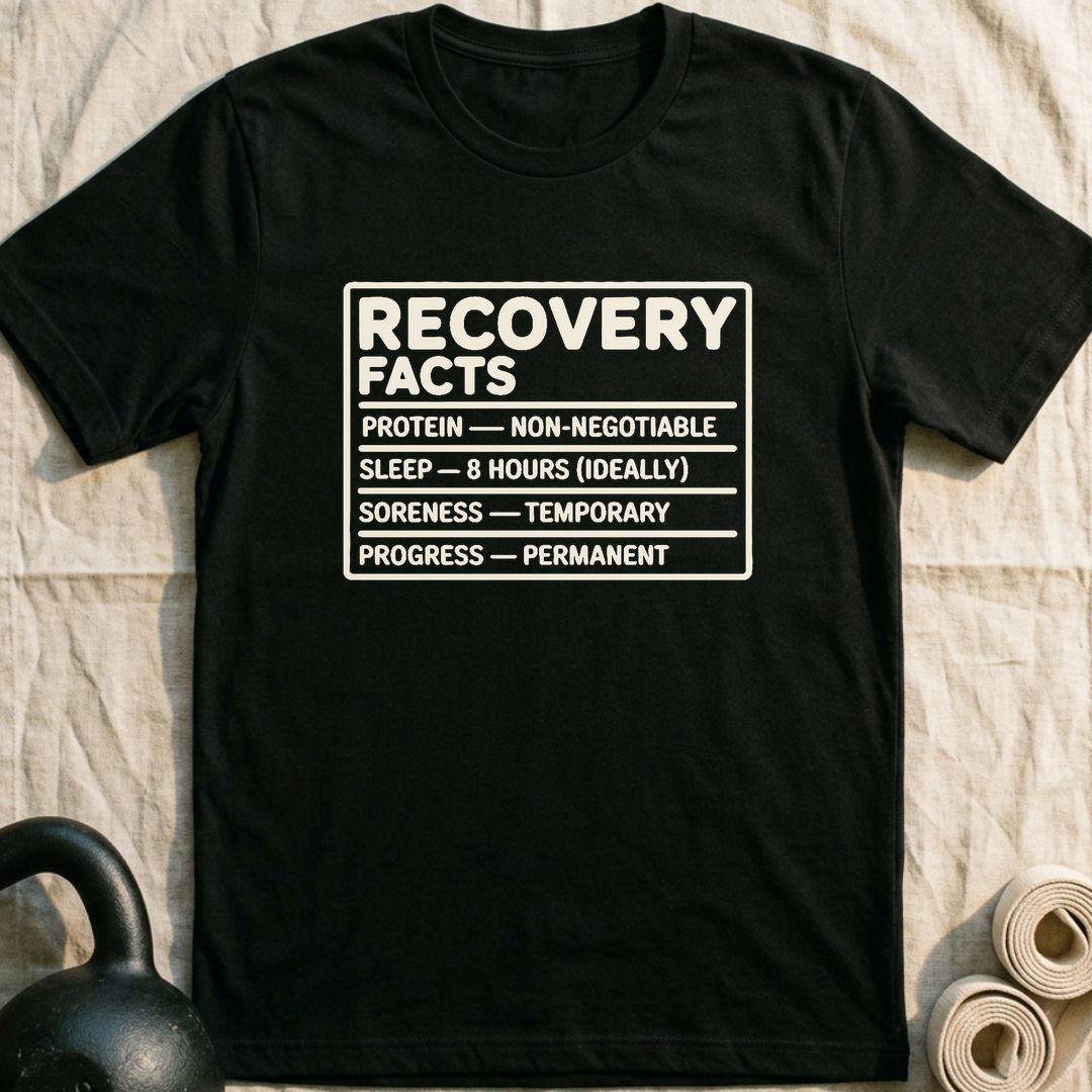 Recovery Facts T-Shirt — Black