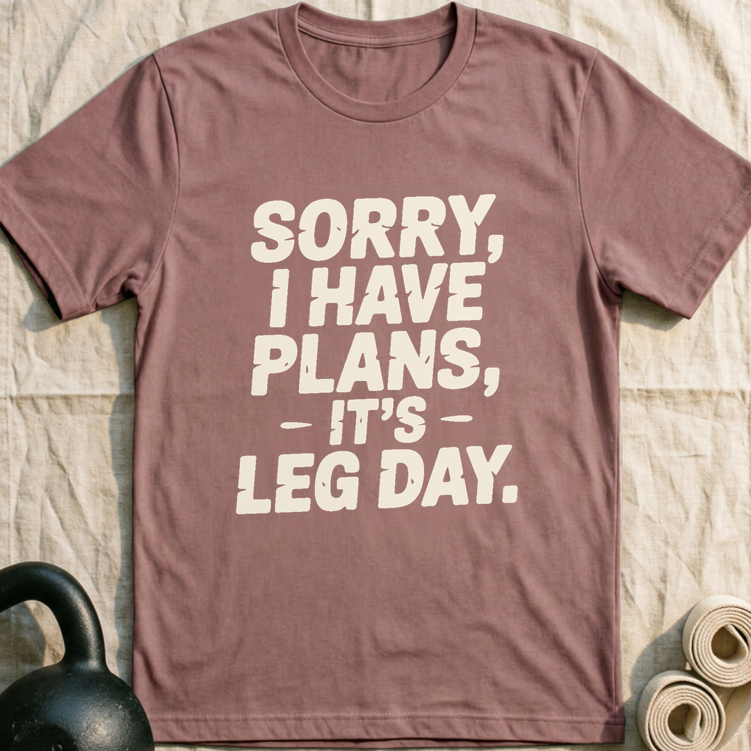 Sorry I Have Plans T-Shirt — Mauve