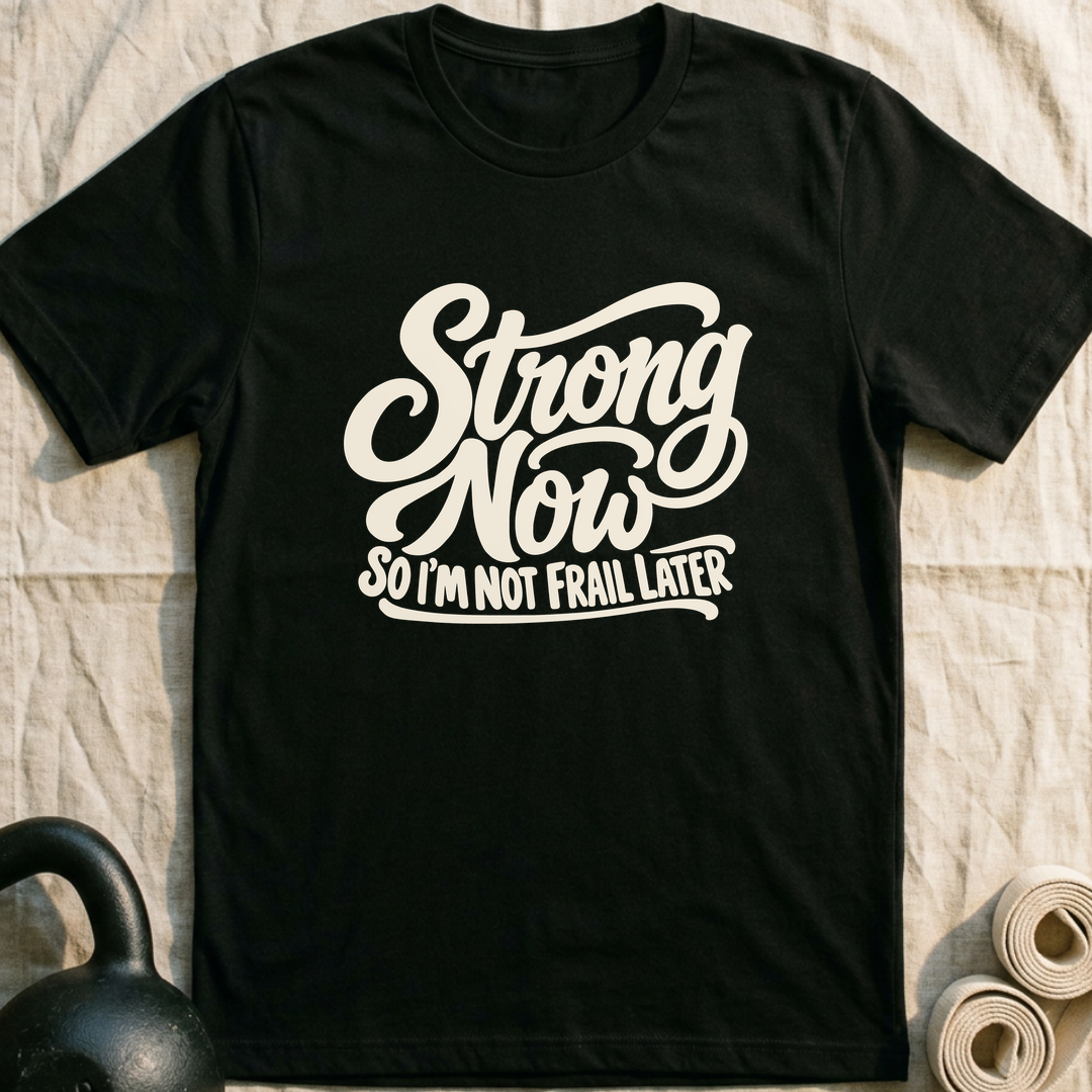 Not Frail Later T-Shirt — Black