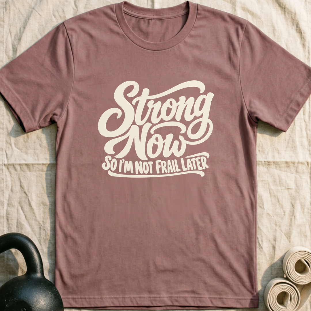 Not Frail Later T-Shirt — Mauve