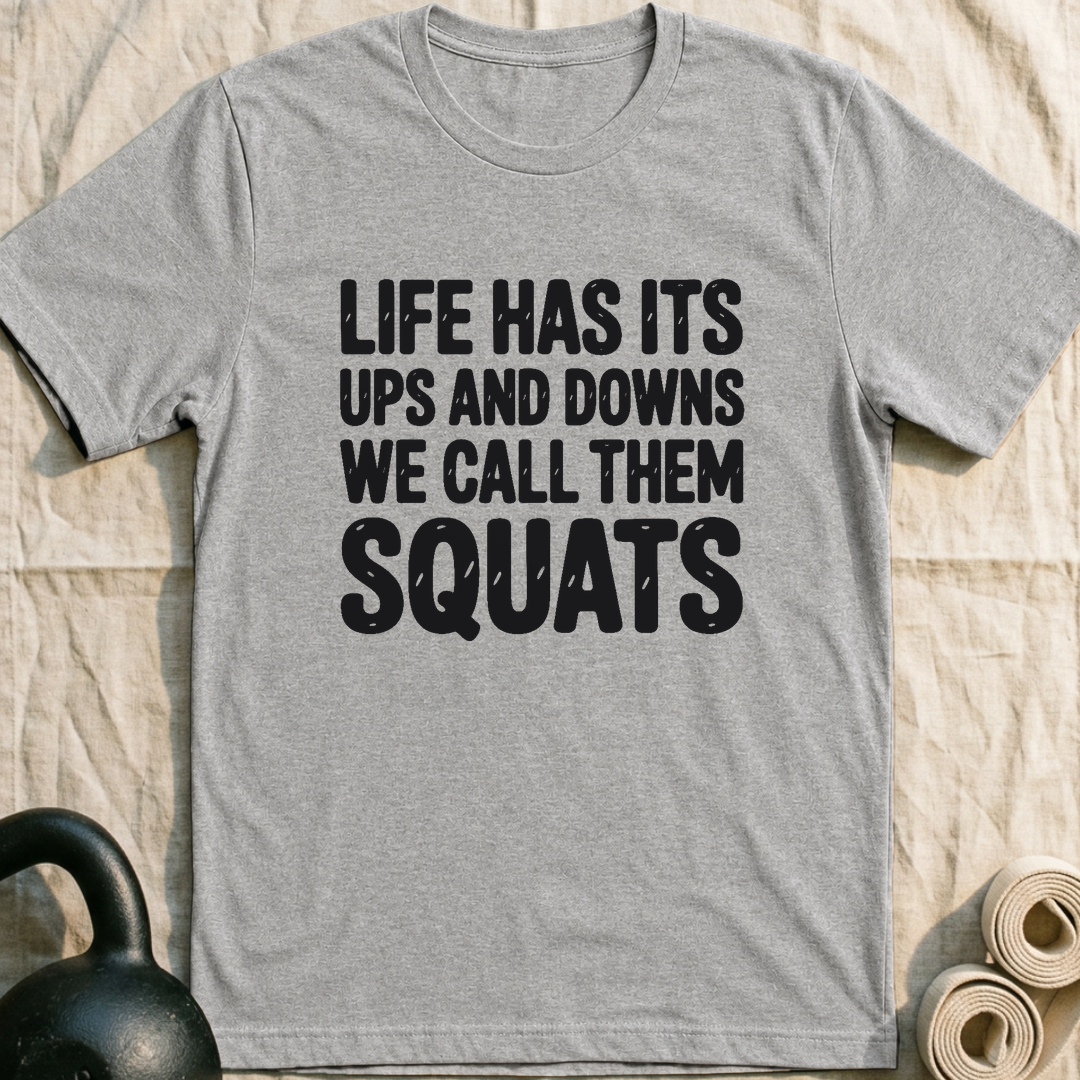 We Call Them Squats T-Shirt — Athletic Heather