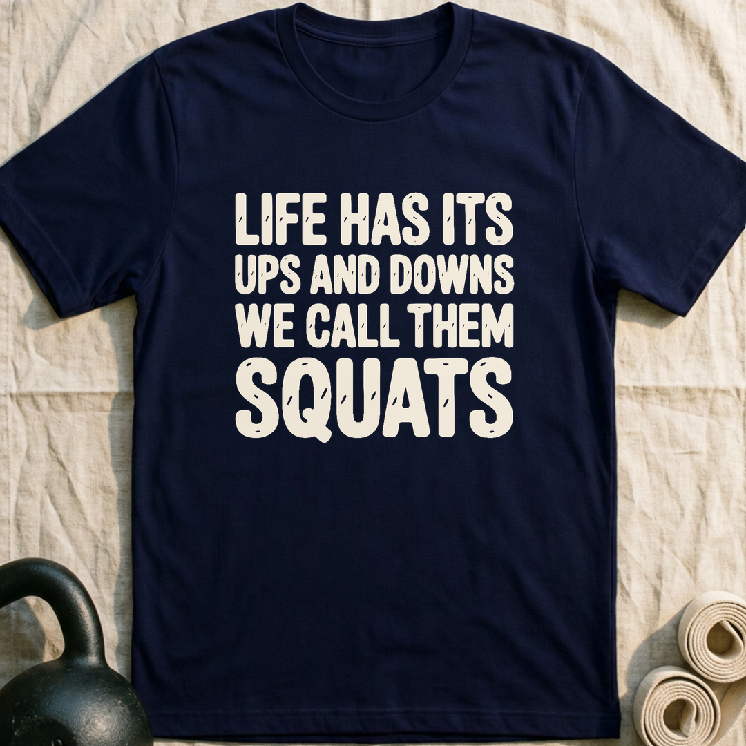 We Call Them Squats T-Shirt — Navy
