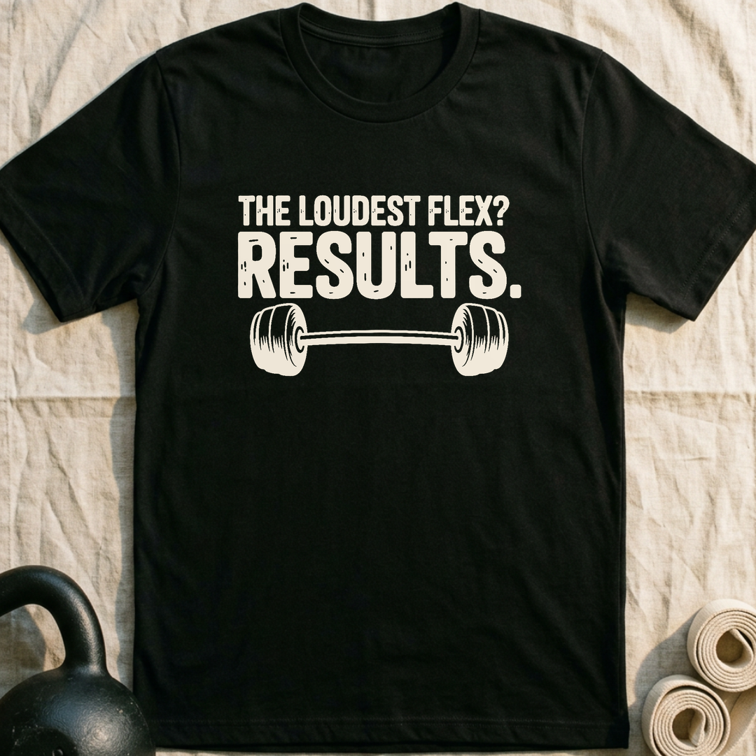 The Loudest Flex T-Shirt — Black