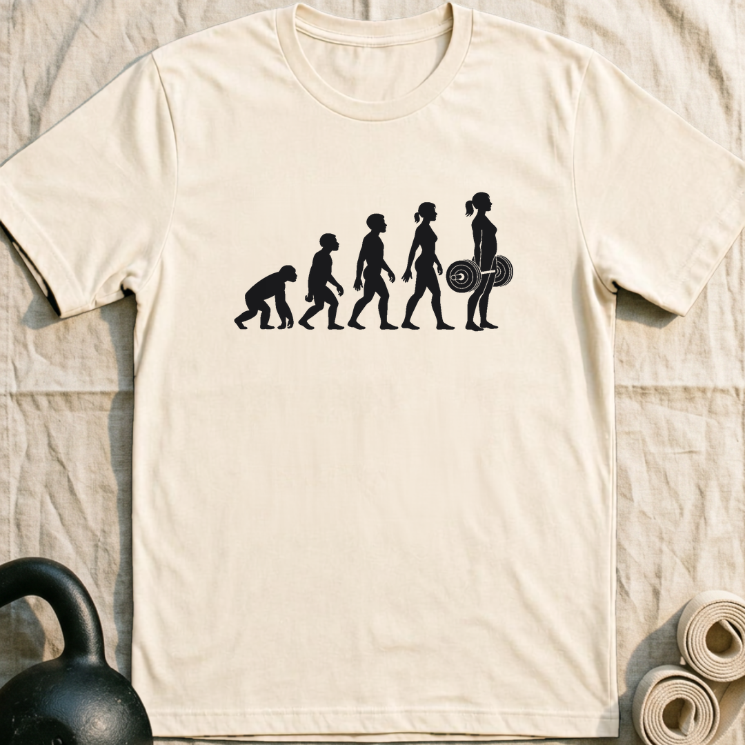 Evolution Of A Woman T-Shirt — Natural