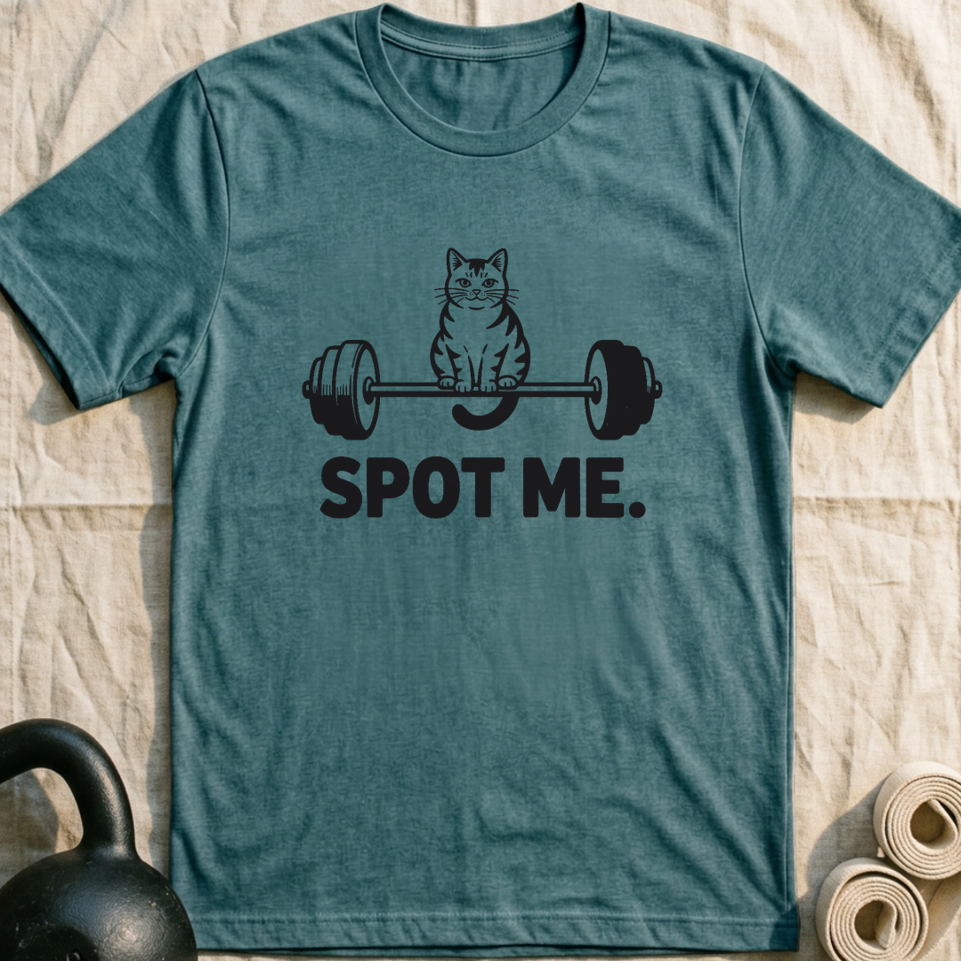 Spot Me T-Shirt — Heather Deep Teal