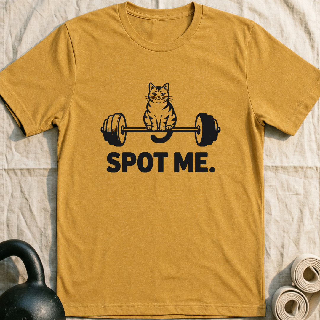 Spot Me T-Shirt — Heather Mustard